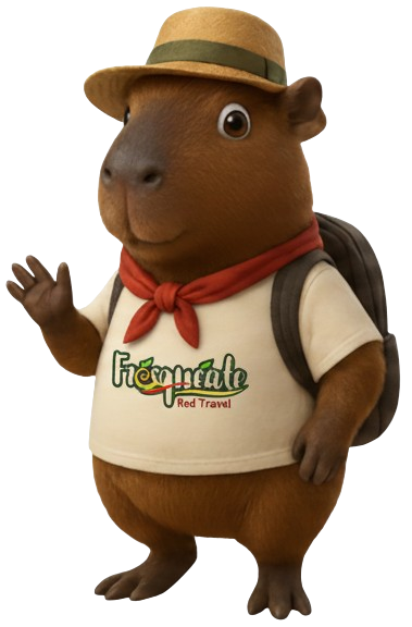 Mascota Capibara - Fresquéate Red Travel